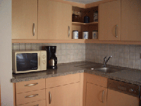 Kueche Ferienwohnung Gasthaus Gesecus